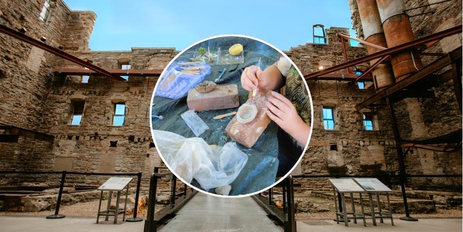 Courtyard Family Day Archaeology Mill City Museum