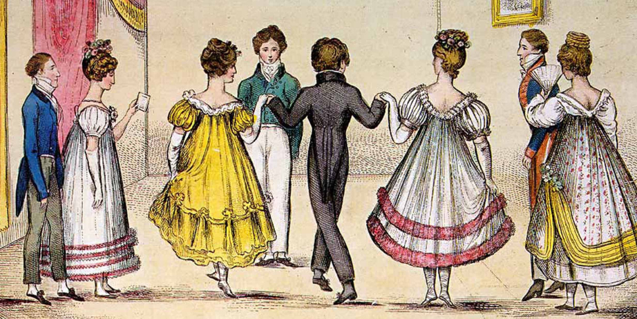 early 19th century dancers