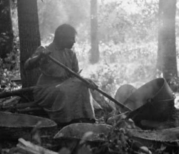 Wild Rice Demo Mille Lacs Indian Museum